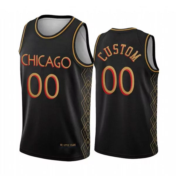 Chicago Bulls 2021 City Black Icon Edition City Edition Basketball jersey