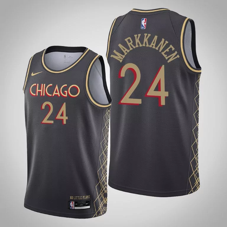 Chicago Bulls #24 Lauri Markkanen City Edition Basketball
