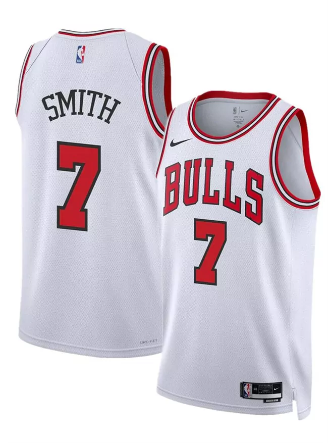 Chicago Bulls #7 Jalen Smith White 2024 Association Edition Basketball
