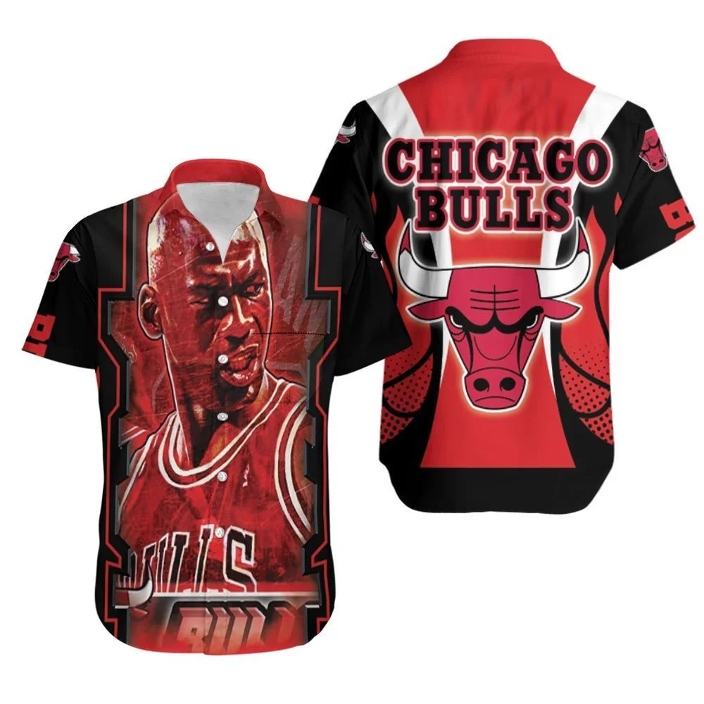Chicago Bulls Michael Jordan Legacy Hawaiian Shirt