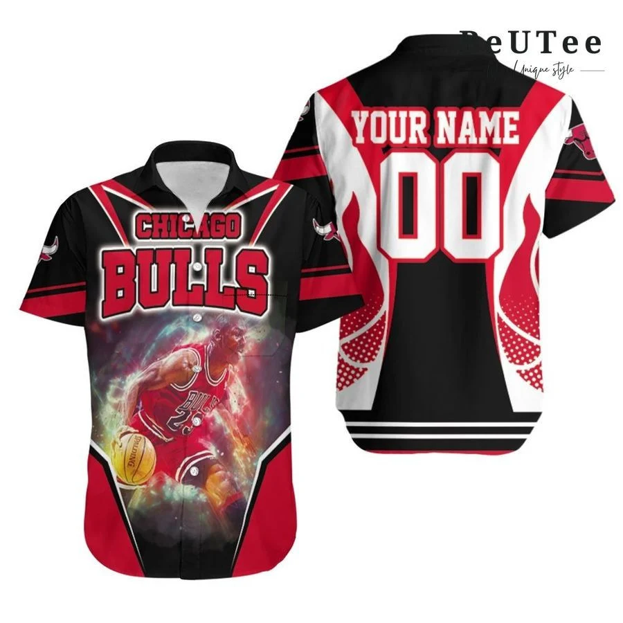 Chicago Bulls Slam Dunk Galaxy Hawaiian Shirt