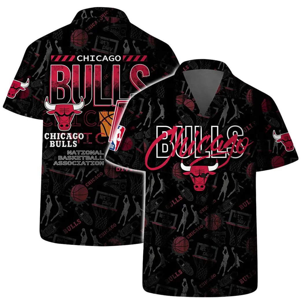Chicago Bulls Street Basketball Hawaiian Shirt