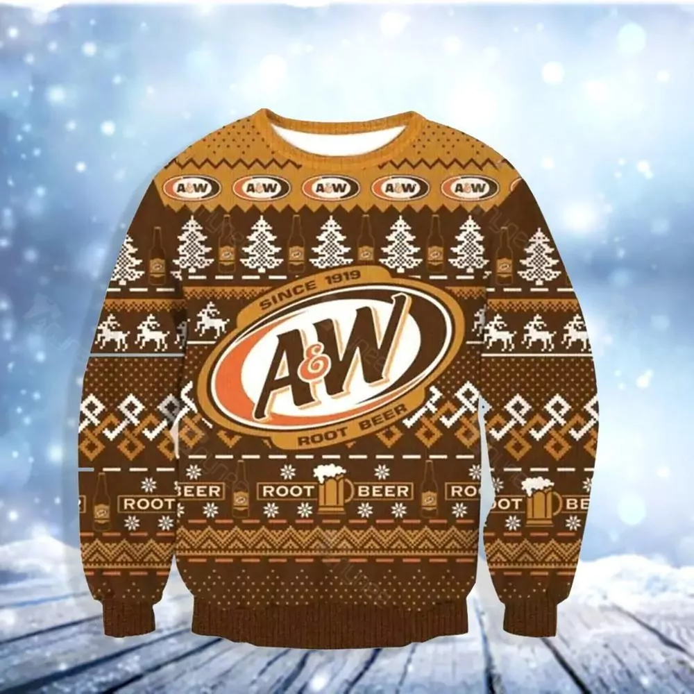 1664 White Beer Christmas 3d ugly sweatshirt