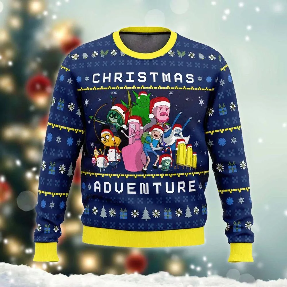 Adventure Time Adventure Time Fan Christmas Limited 3d ugly sweatshirt