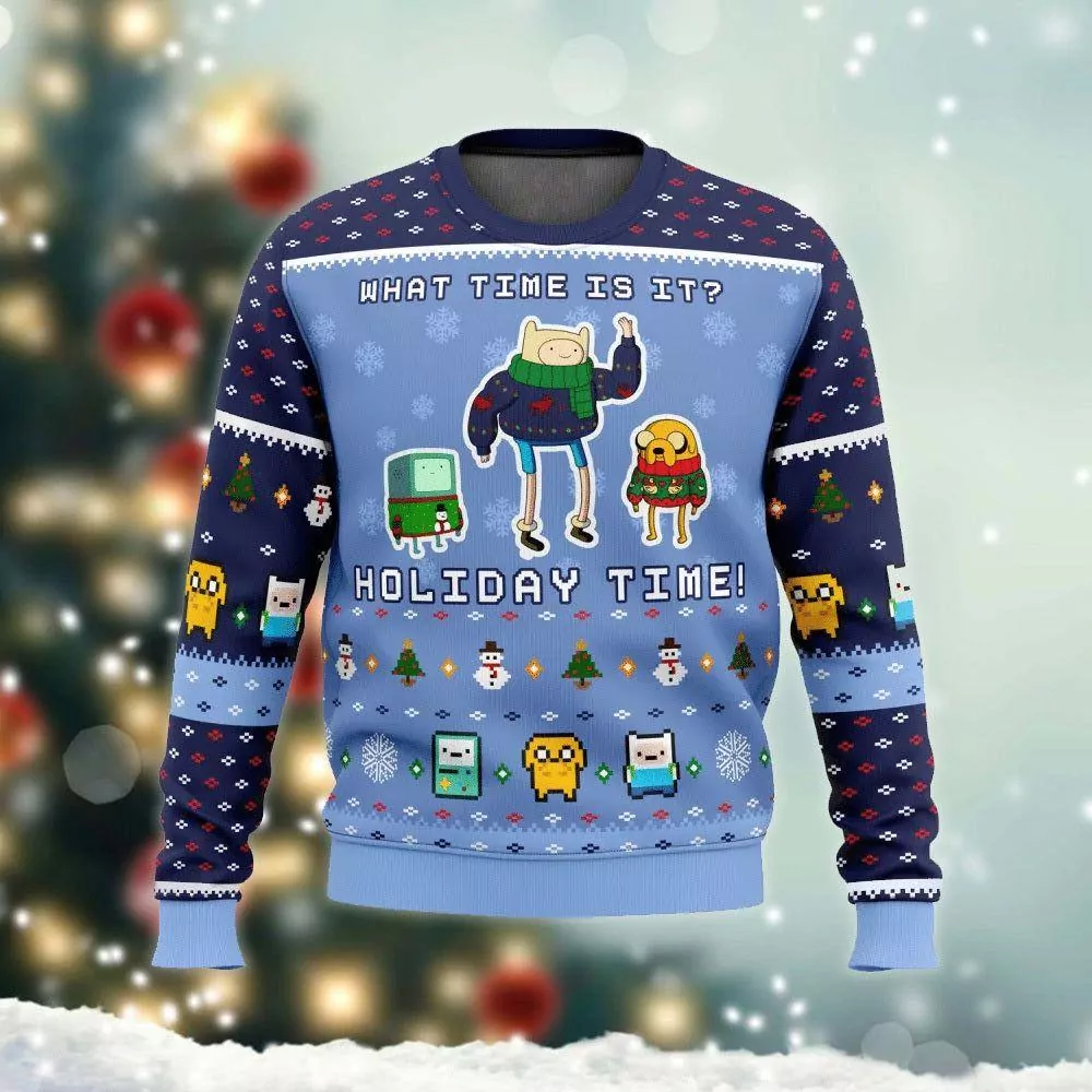 Adventure Time Adventure Time Fan Christmas Limited 3d ugly sweatshirt