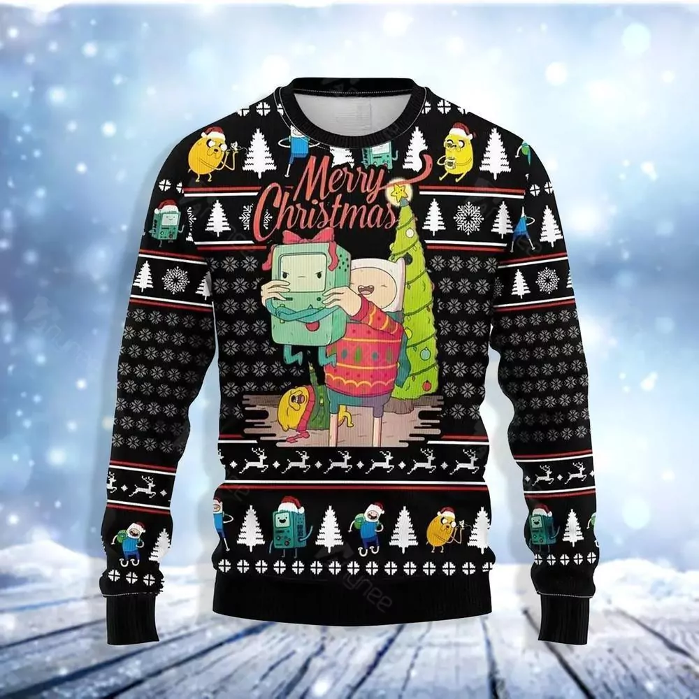 Adventure Time Christmas Limited 3d ugly sweatshirt