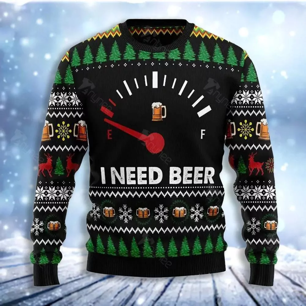 Aint No Law When Drinking Beer Christmas Us1835 Awesome 3d ugly sweatshirt