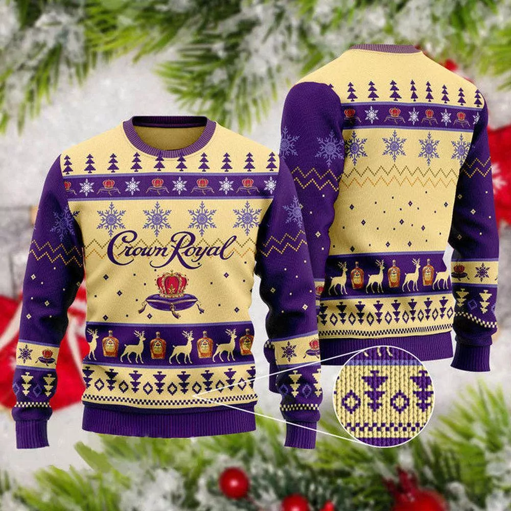 Aint No Laws When You Drink Crown Royal With Claus Christmas Limited 3d ugly sweatshirt