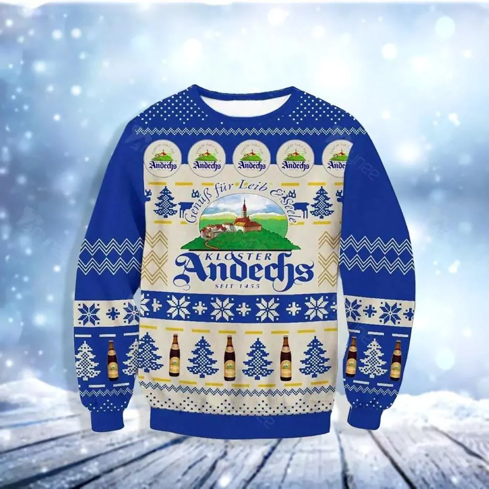 Amstel Beer Christmas Limited 3d ugly sweatshirt