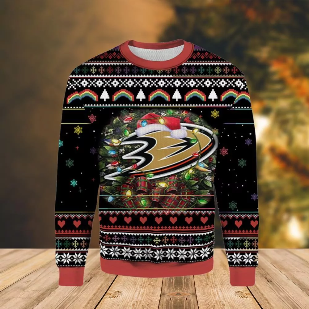 Anaheim Ducks Funny Team Christmas Limited 3d ugly sweatshirt