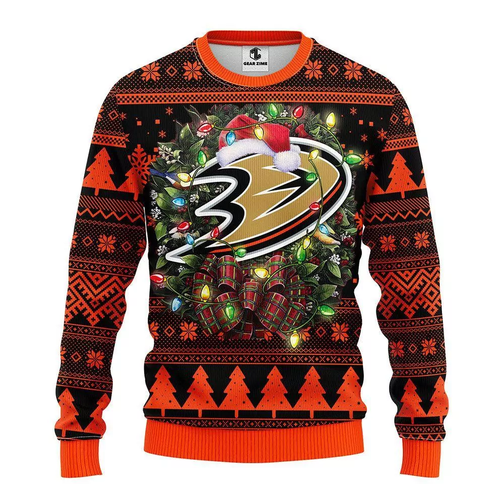 Anaheim Ducks Funny Team Christmas Limited 3d ugly sweatshirt