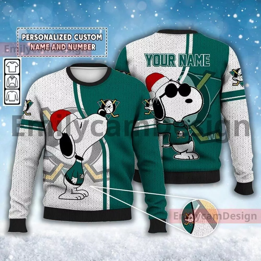 Anaheim Ducks Funny Team Christmas Limited 3d ugly sweatshirt