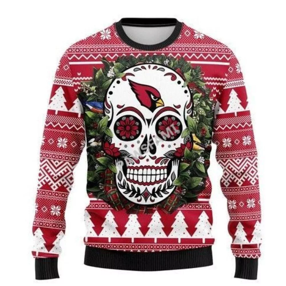 Arizona Cardinals Patches Christmas Awesome 3d ugly sweatshirt