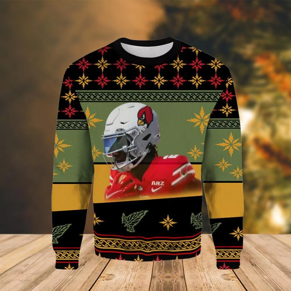 Arizona Cardinals Patches Christmas Awesome 3d ugly sweatshirt