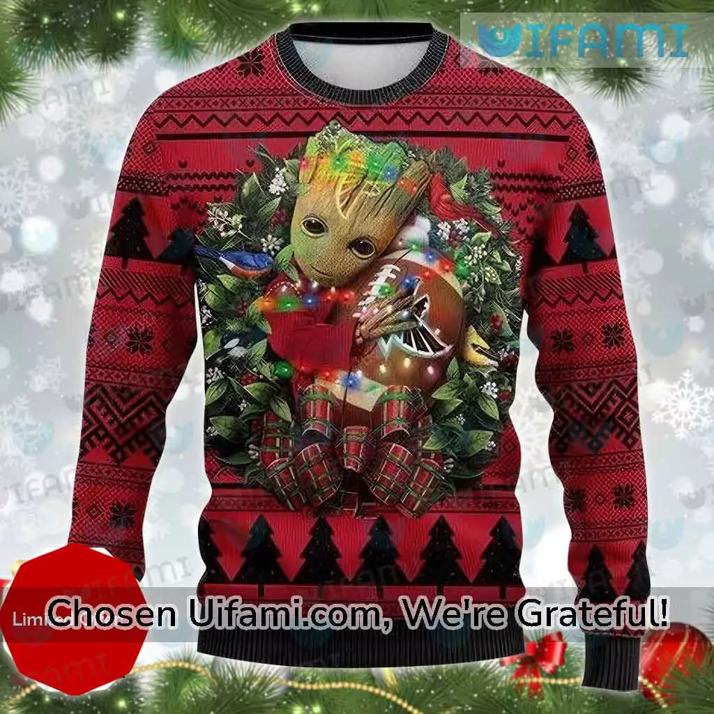 Atlanta Falcons Superb Baby Groot Atlanta Falcons Gift 3d ugly sweatshirt