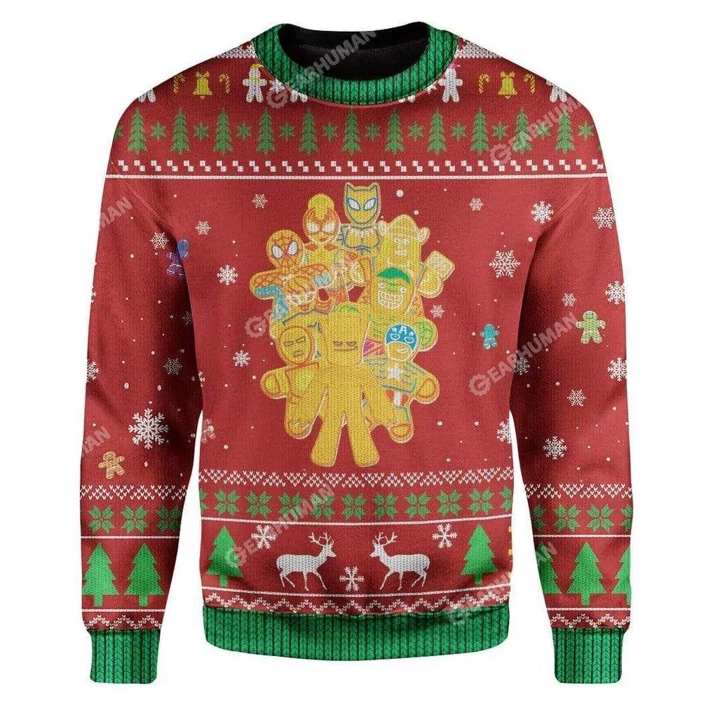 Avengers Team Christmas 3d ugly sweatshirt
