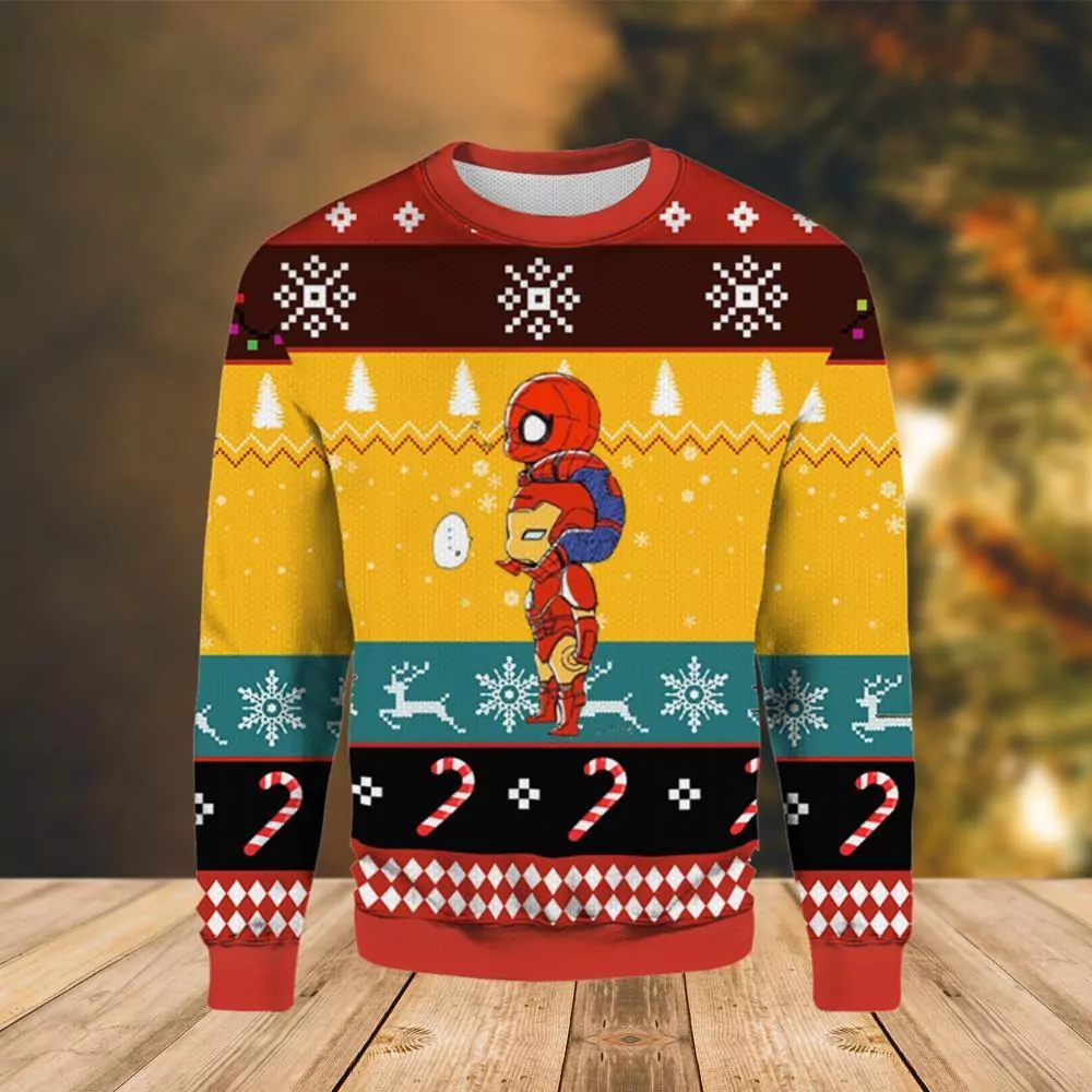 Avengers Team Christmas 3d ugly sweatshirt