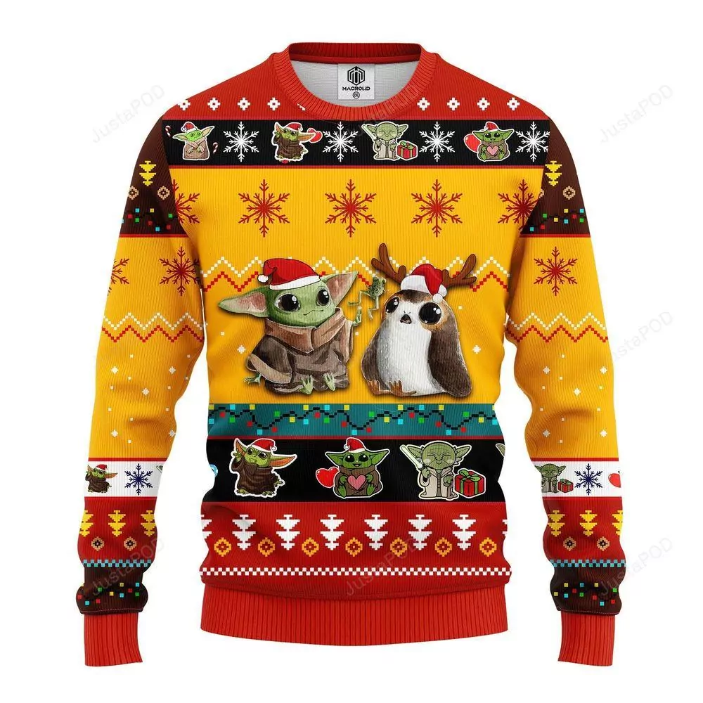 Baby Yoda All I Want For Christmas Baby Yoda Fan Limited 3d ugly sweatshirt