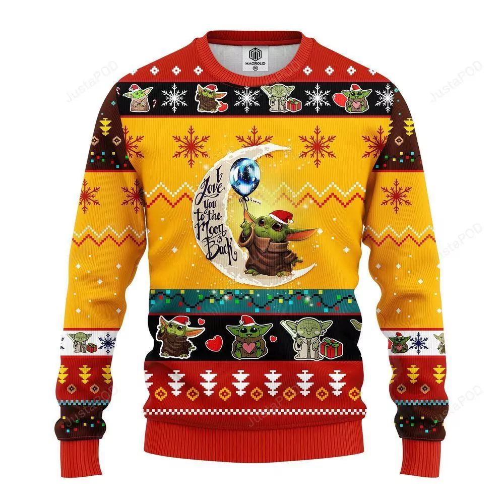 Baby Yoda Hug Patr N Christmas Awesome 3d ugly sweatshirt