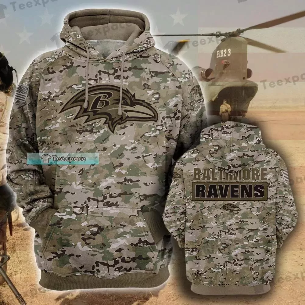 Baltimore Ravens Camo Style _2 3d