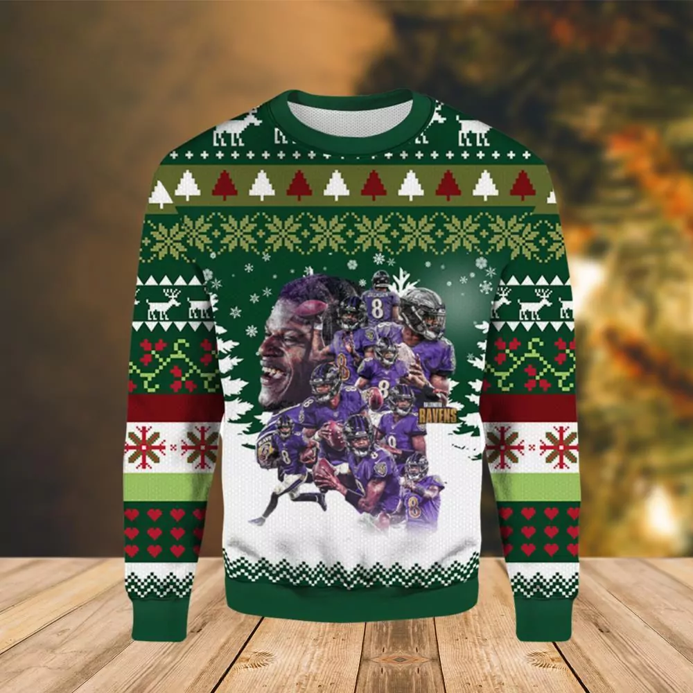 Baltimore Ravenss Best Christmas For Baltimore Ravens Fans Christmas 3d ugly sweatshirt