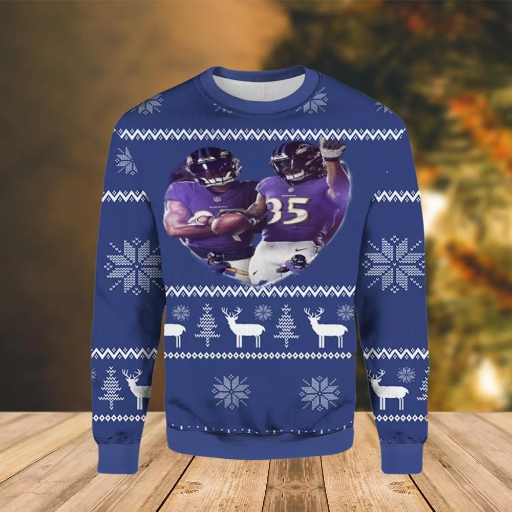 Baltimore Ravenss Best Christmas For Baltimore Ravens Fans Christmas 3d ugly sweatshirt