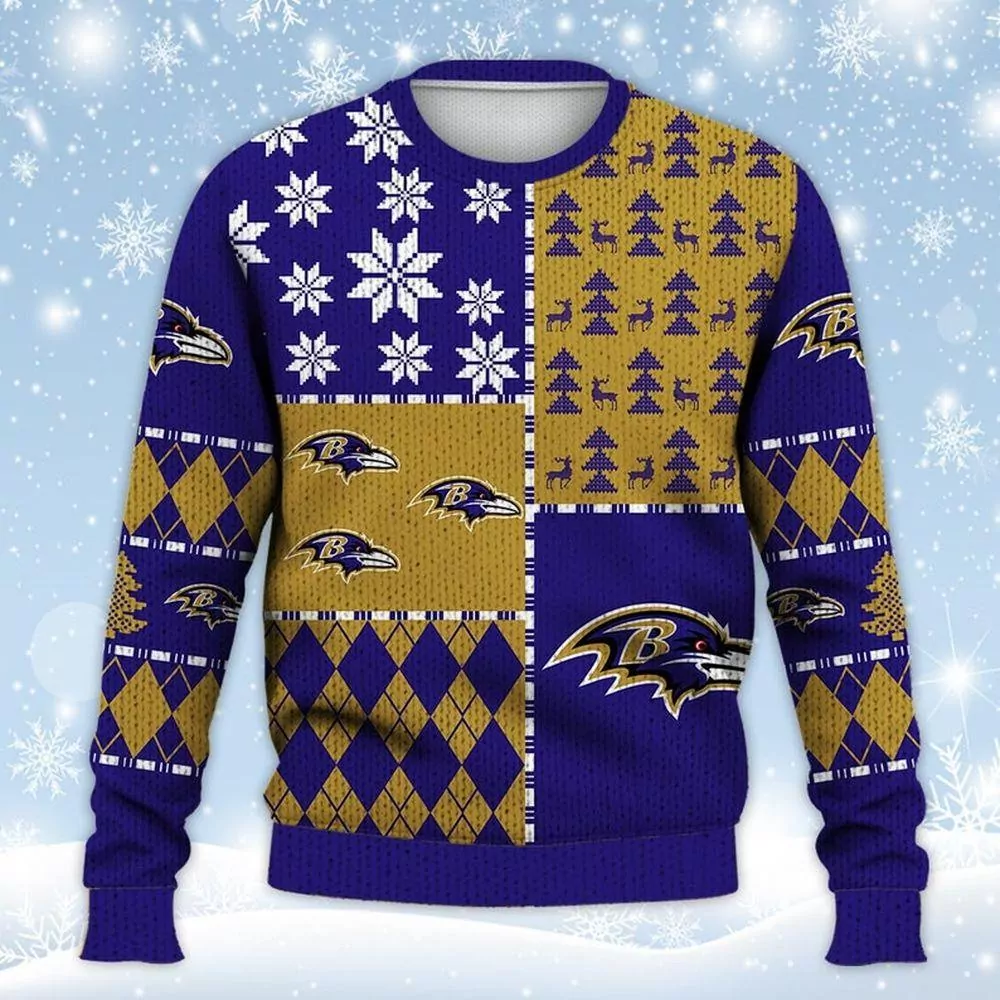 Baltimore Ravenss Best Christmas For Baltimore Ravens Fans Christmas 3d ugly sweatshirt