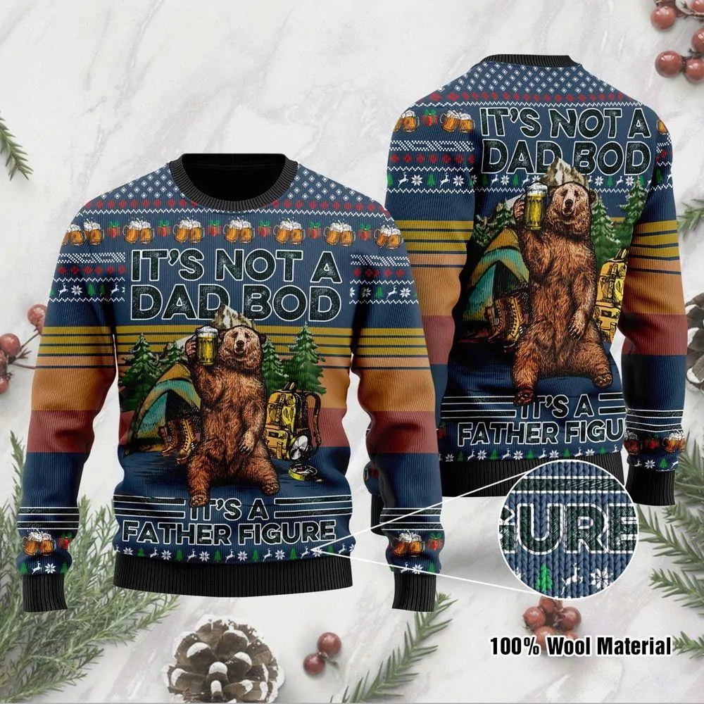Bear Beer Christmas Awesome 3d ugly sweatshirt