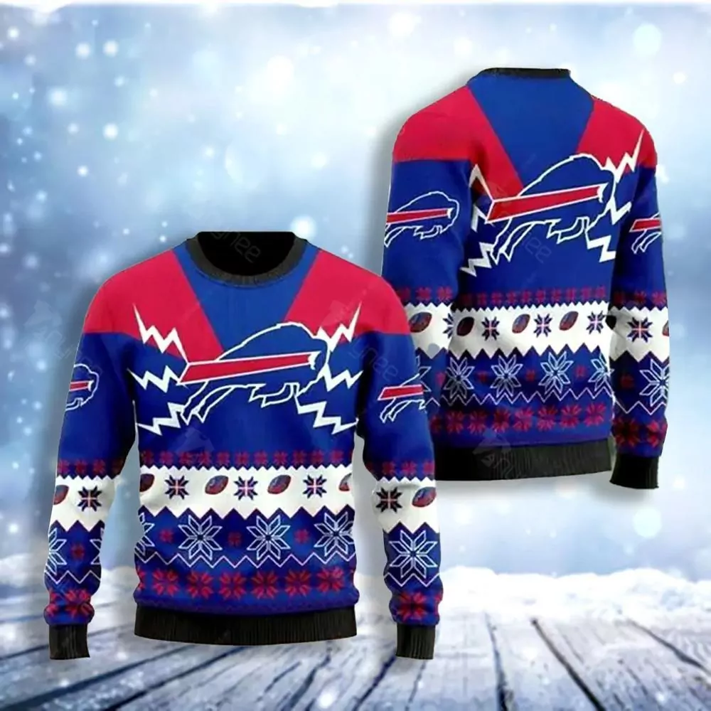 Best 2024 Buffalo Bills Christmas Limited 3d ugly sweatshirt