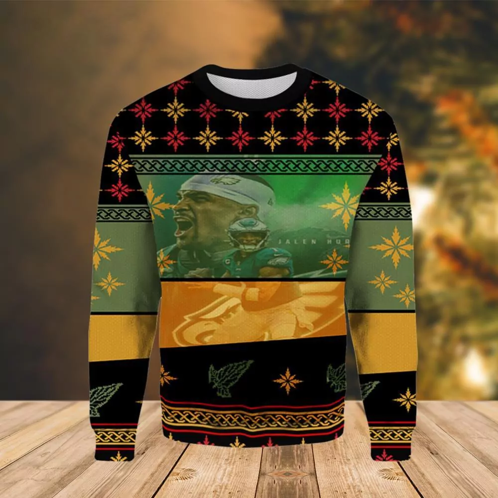 Best 2024 Philadelphia Eagles Christmas 3d ugly sweatshirt