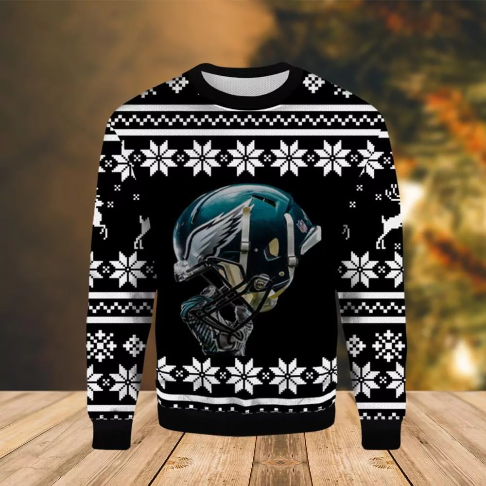 Best 2024 Philadelphia Eagles Christmas 3d ugly sweatshirt