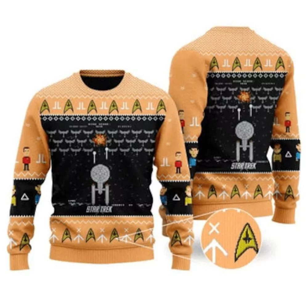 Best 2024 Star Trek Christmas Limited 3d ugly sweatshirt