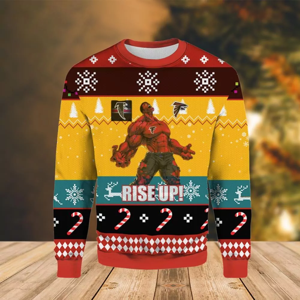Bijan Robinson Atlanta Falcons Christmas Awesome 3d ugly sweatshirt