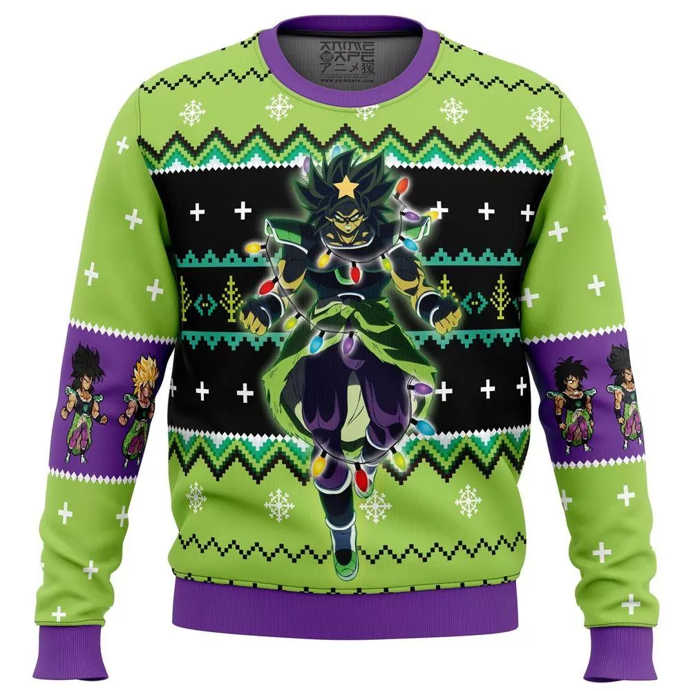 Black Goku Ssj Rose Dragon Ball Christmas 3d ugly sweatshirt