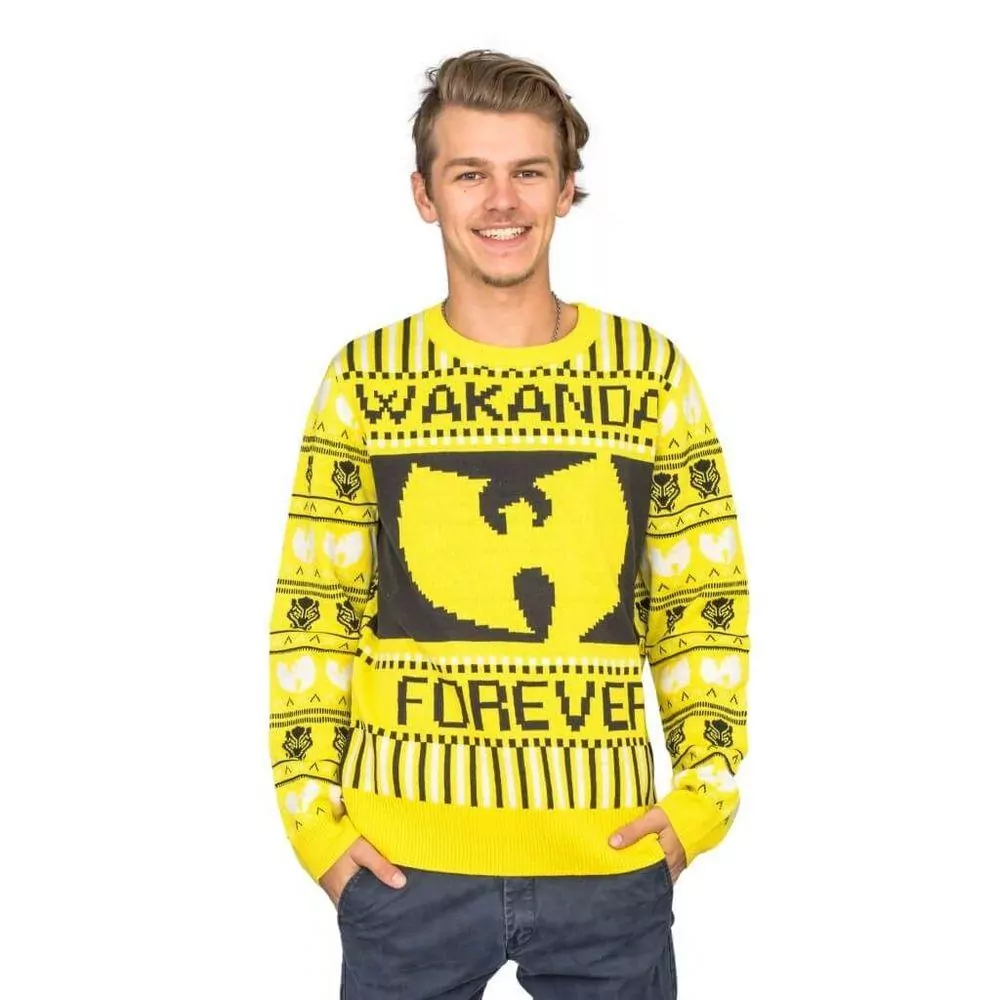 Black Panther Wu Tang Clan Christmas 3d ugly sweatshirt