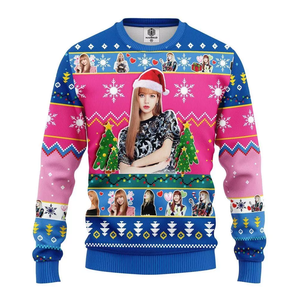 BlackPink Band Merry Xmas Lisa BlackPink Christmas 271 3d ugly sweatshirt