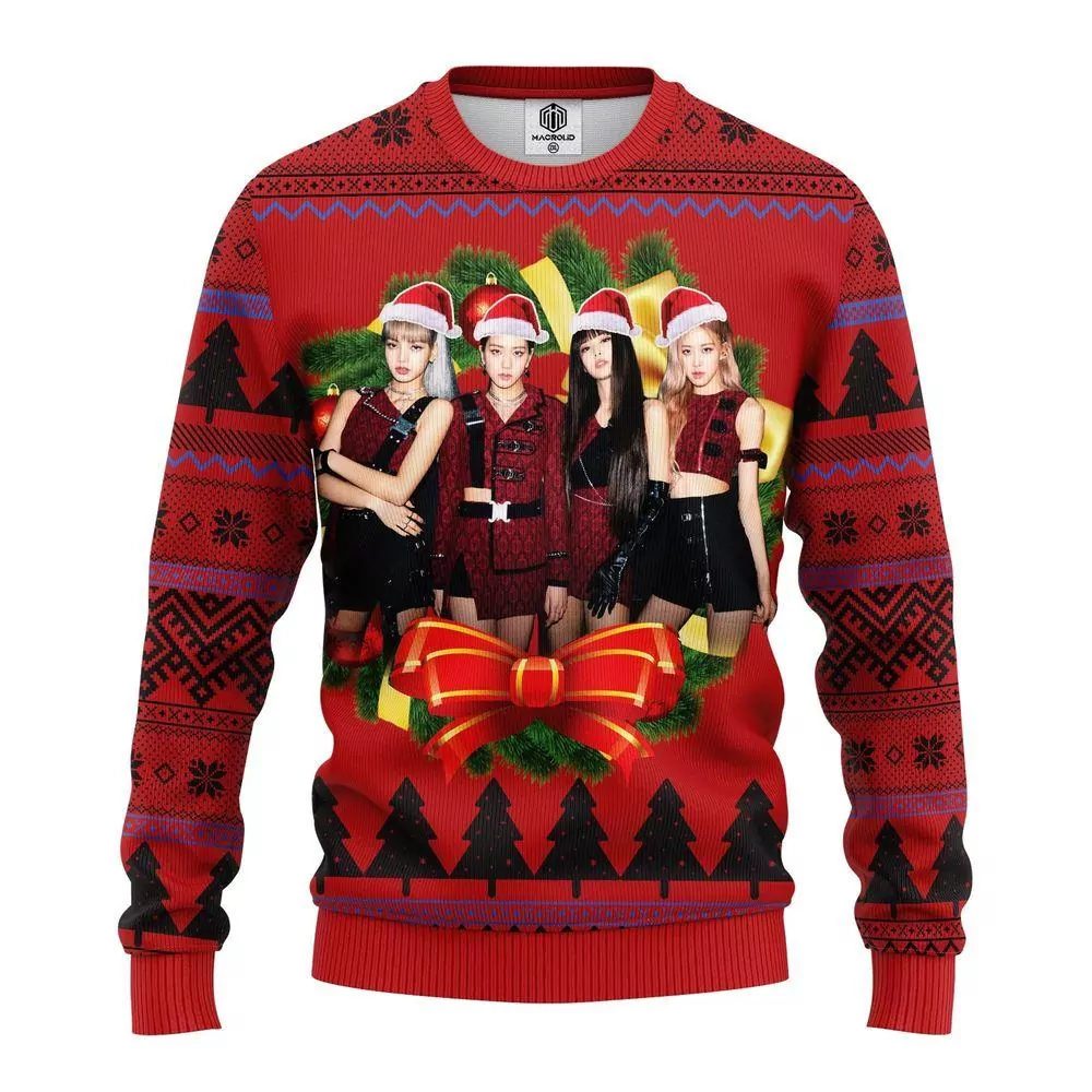 BlackPink Music Band Merry Xmas Christmas 329 3d ugly sweatshirt