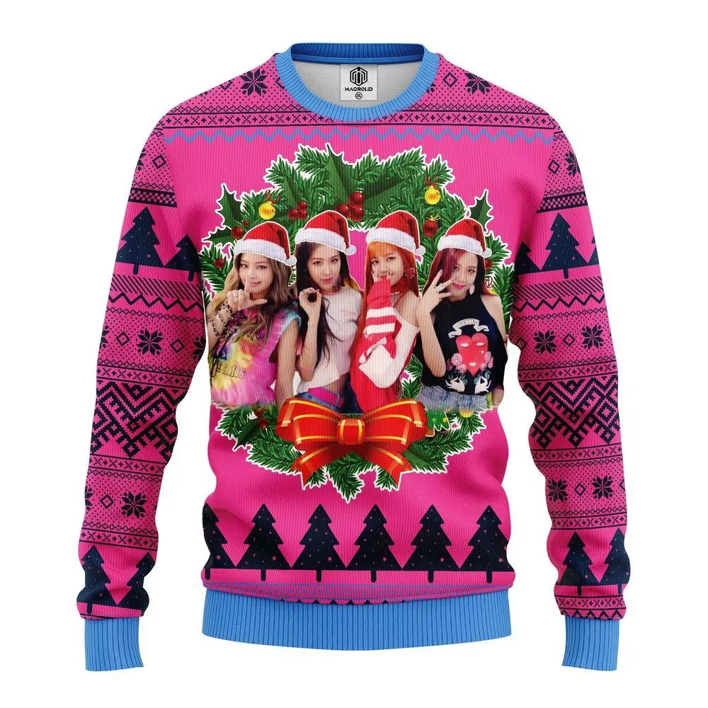 BlackPink Music Band Merry Xmas Christmas 329 3d ugly sweatshirt