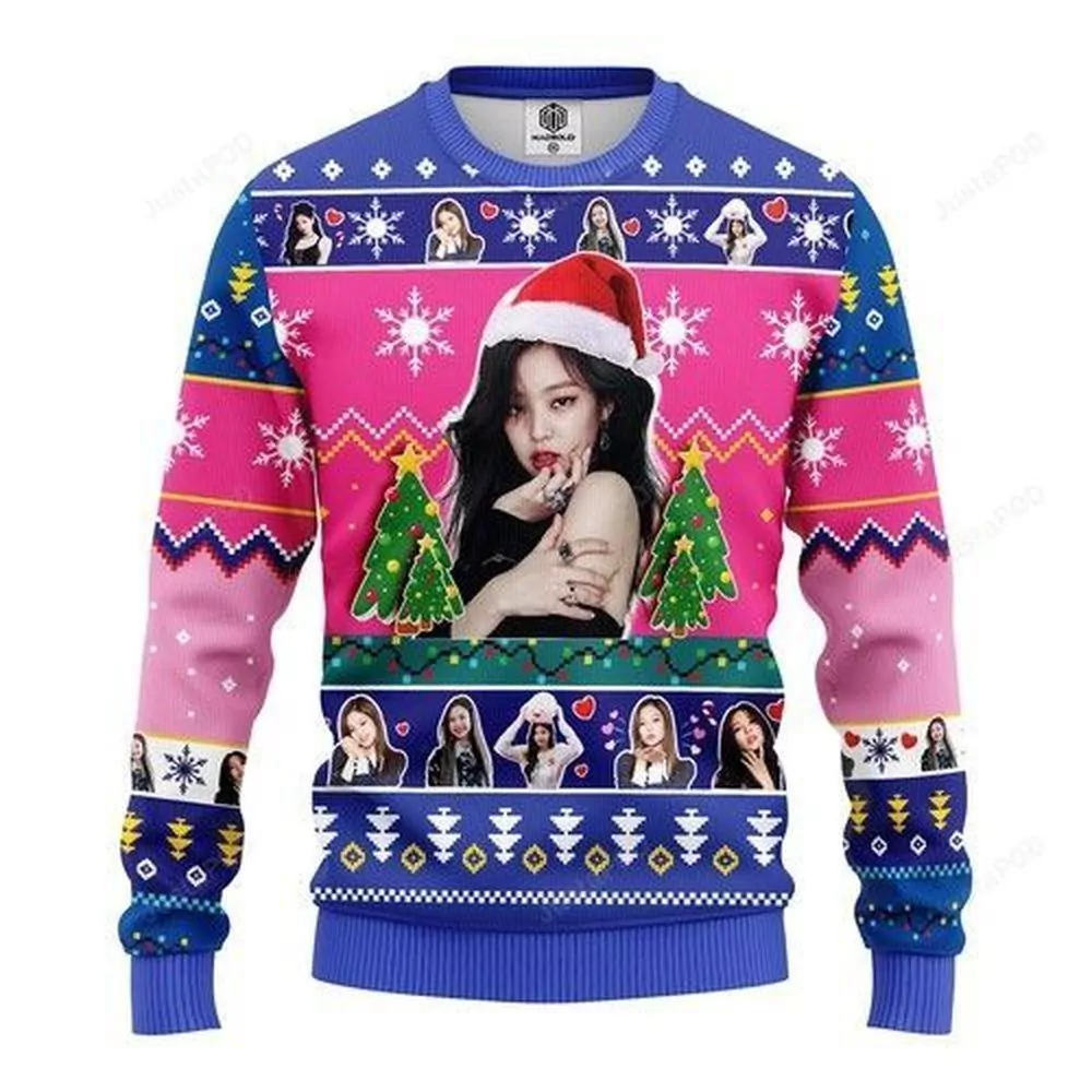 BlackPink Music Band Merry Xmas Christmas 329 3d ugly sweatshirt