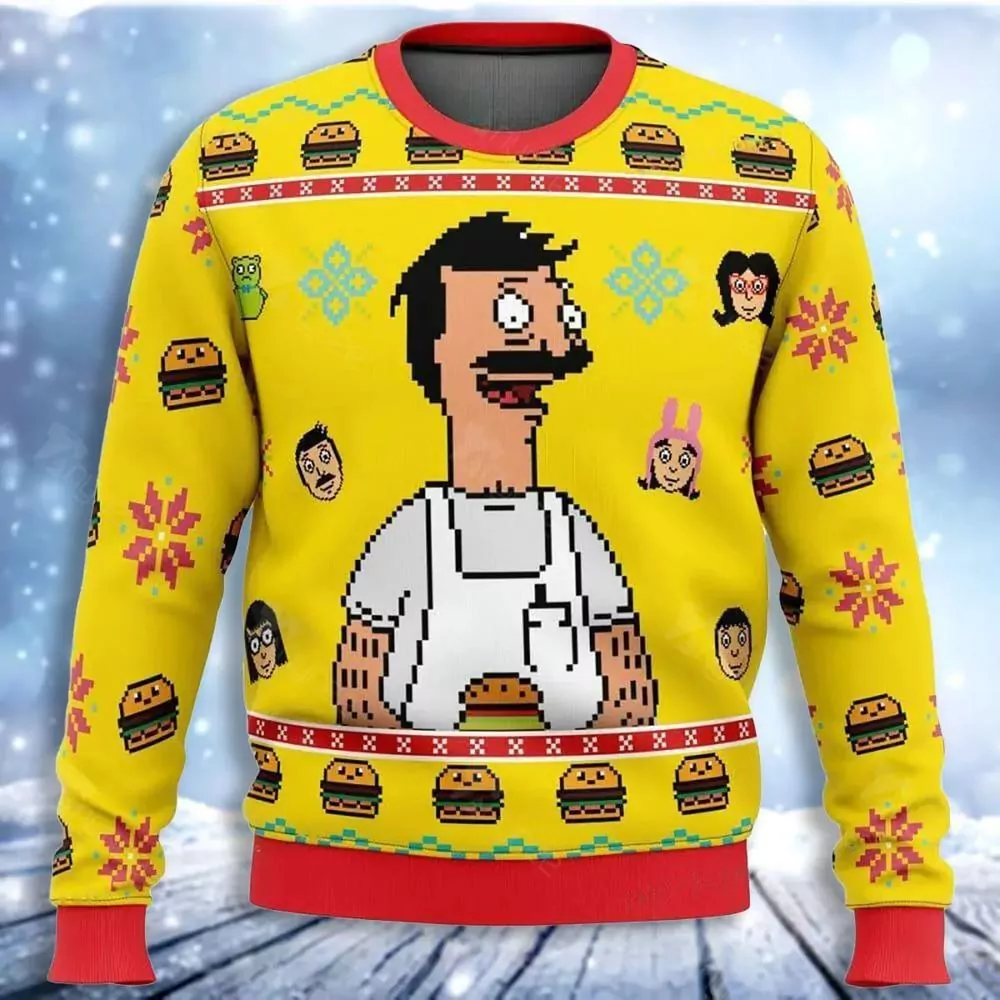 Bluey Bingo Bandit and Friends Christmas | Holiday Family Narides 3d ugly sweatshirt