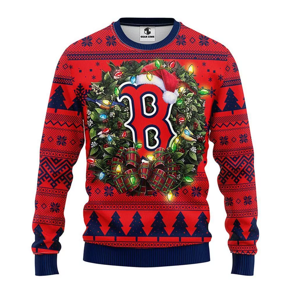 Boston Red Sox Funny Grinch Party Ideas Christmas Awesome 3d ugly sweatshirt