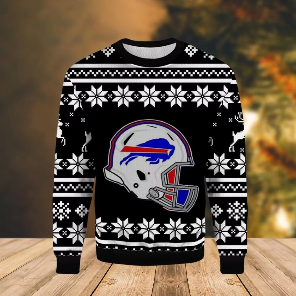 Buffalo Bills Josh Allen Christmas 3d ugly sweatshirt
