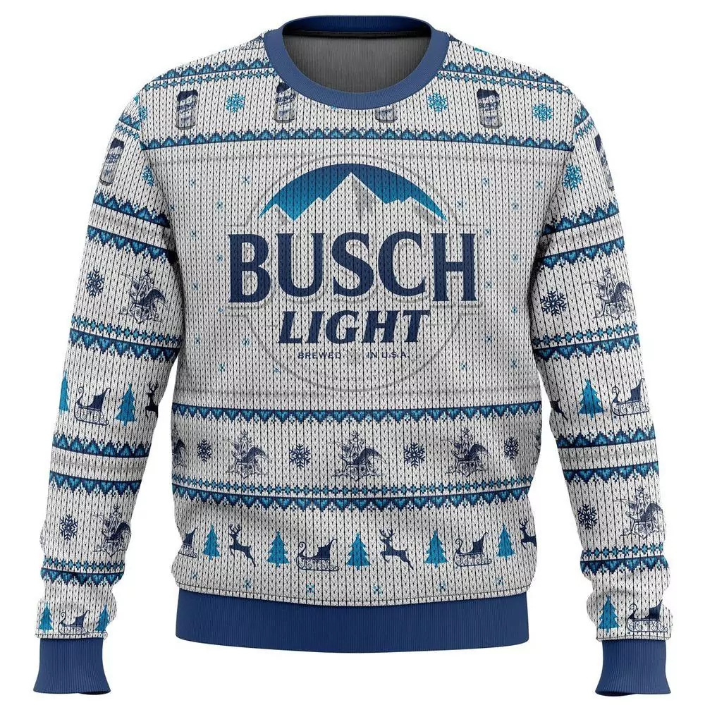 Busch Light Beer Awesome 3d ugly sweatshirt