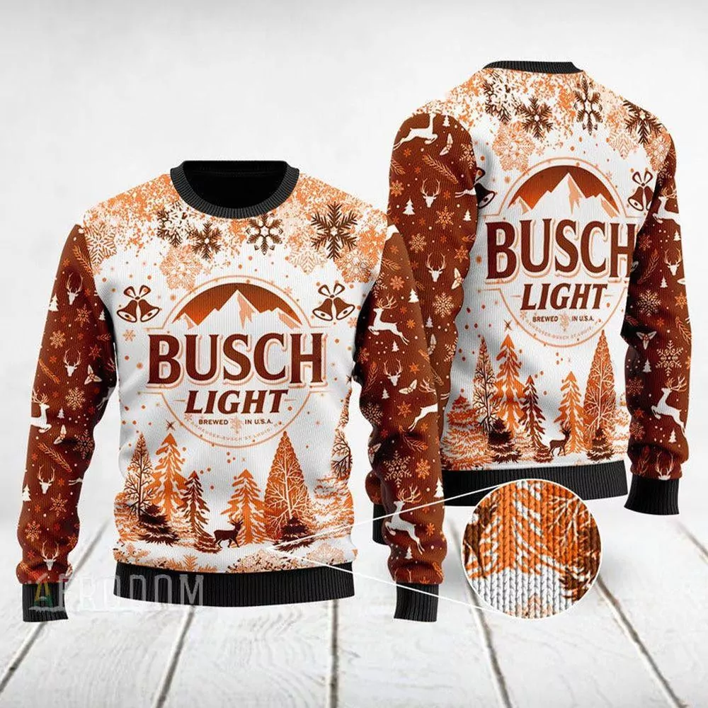 Busch Light Definition Christmas 3d ugly sweatshirt