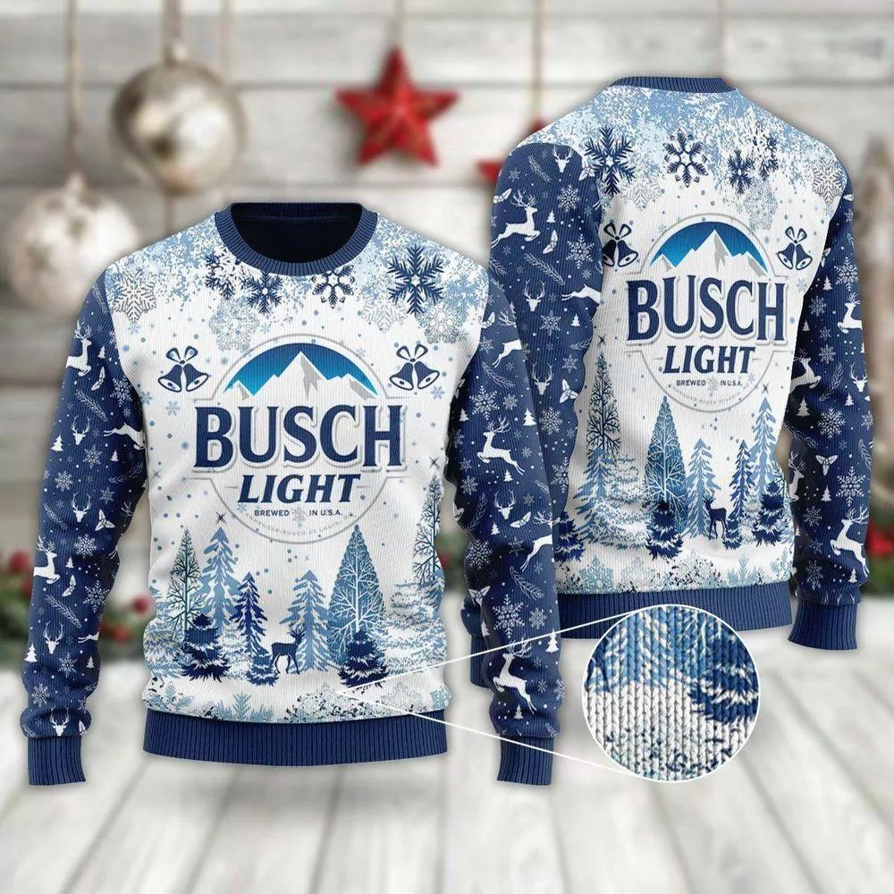 Busch Light Definition Christmas 3d ugly sweatshirt