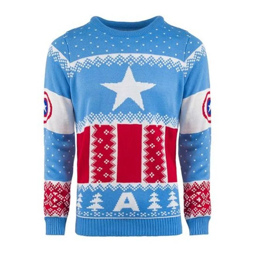 Captain America Marvel Christmas Limited 3d ugly sweatshirt