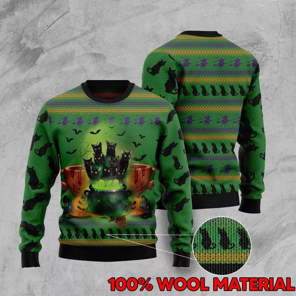 Cats Halloween Christmas Limited 3d ugly sweatshirt