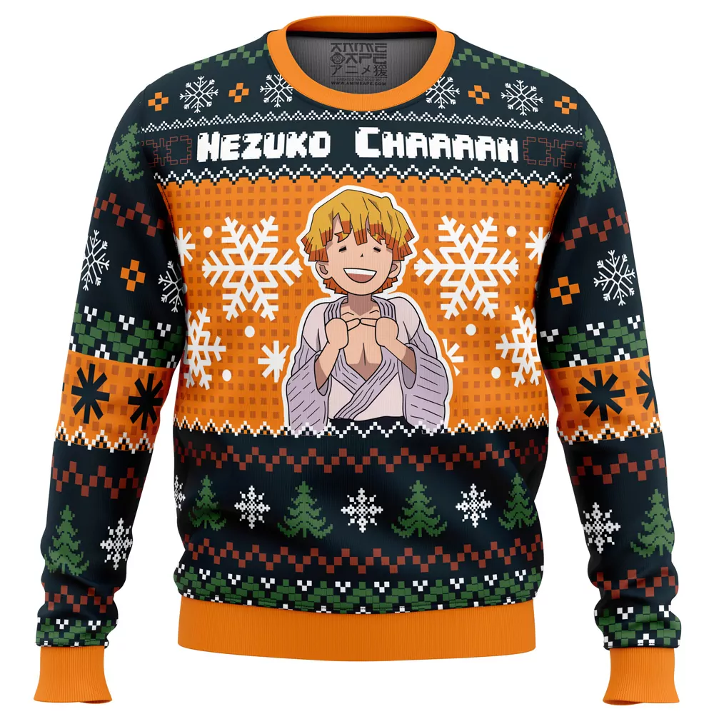 Chibi Christmas Kokushibo Demon Slayer Christmas Holiday 3d ugly sweatshirt