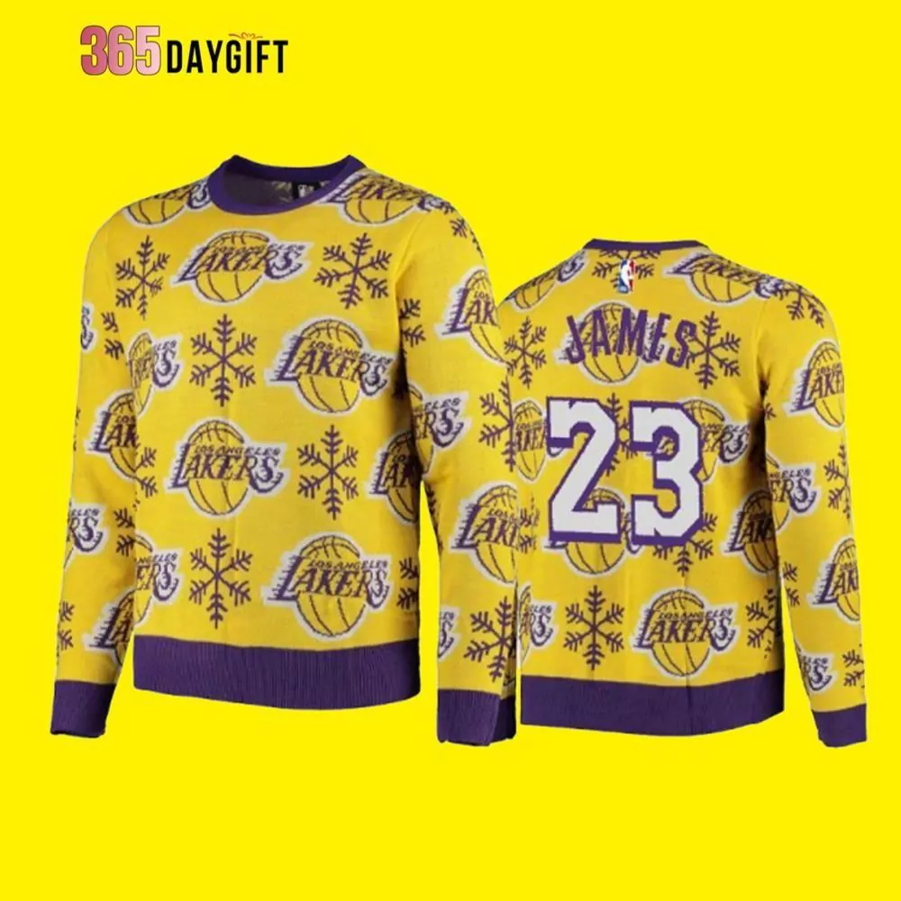 Chibi Los Angeles Lakers Champions For Unisex Los Angeles Lakers Christmas 3d ugly sweatshirt
