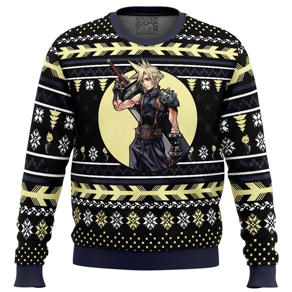Chocobo Christmas Final Fantasy Christmas Holiday 3d ugly sweatshirt